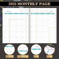 2025 Monthly Planner – Monthly Calendar/Planner 2025, Jan. 2025 – Dec. 2025,