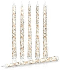 6Pcs Easter Dripless Taper Candles 10 Inch Long Unscented Candle Sticks Waterco