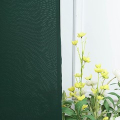 7 ft x 3 ft HUNTER GREEN Matte Fitted Spandex Half Moon Arch Stand Cover Wedding