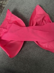 10 Pcs Fuchsia Spandex Chair Sashes Bows for Wedding Reception- Universal Cha…