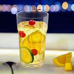 – Affinity – 20-Ounce Plastic Tumblers (Set of 6), Clear All-Clear, 20 oz