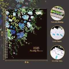 2025 Monthly Planner – Monthly Calendar/Planner 2025, Jan. 2025 – Dec. 2025,