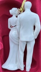 Lenox Bride & Groom Wedding Cake Topper Porcelain -Ornament Elegant Classic