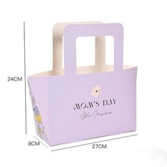 Box Paper Birthday Flower Party Gift Portable Packaging For Candy Wedding Rose