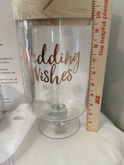 NEW In The Box Wedding Wishes Gratitude Glass Jar Reception & 250 Guest Cards