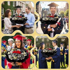 176 Pcs Graduation Money Flower Bouquet Kit Gifts Class of 2026 Money Bouquet Ma