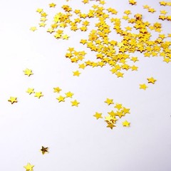 Gold Star Confetti Table Glitter Confetti Metallic Foil Stars Sequin for Grad