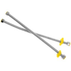 2 Pcs Corrugated Pipe Water Supply Line Heater 1/2 Inch Tap Hose