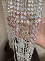 Luxurious Crystal White/Pink Flower Stand Wedding 13in Diameter No Stand Incl