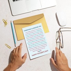 Goroar Heartfelt Father’s Day Card for Husband Boyfriend, Sentimental Father’…
