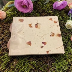 Guest Book Hand made Paper Cover Wedding Funeral Engagement Graduation NEW