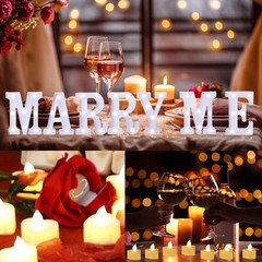 Marry Me Light Up Letters Proposal Decorations Sign 24 White