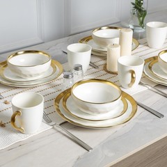 Vicrays Ceramic Dessert Salad Plates 8 Inch Set Of 6 Round Dishwasher Safe Not