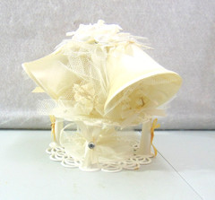 Vintage 1950’s Wedding Cake Topper – Bells Roses