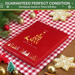 FLYAB Funny Christmas Cards Boxed – 24 Assorted Christmas Cards with Envelope…
