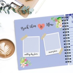Memory Book | A Hardcover Wedding Album To 8inchesX8inches, Brown