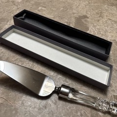 Waterford Crystal Lismore Offset Cake Server 12” Box Wedding Serving Ireland