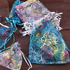 Colorful Organza Bag Jewelry Packaging Drawstring Pouch Wedding Gift Favor Bags
