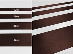 Dark Brown 10mm 16mm 25mm 40mm Satin Ribbon For Scrapbooking Wrap Decorations