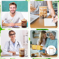 6 Pcs Thank You Gifts for Teacher Employee Appreciation Gifts 16Oz Thank You for