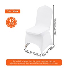 Uimoso 12-150PCS Stretch Spandex Chair Covers for Events Parties and Dining