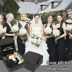 9 Pcs Bridesmaid Proposal Gifts Maid of Honor – 1 count – Maid of Honor Black