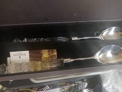 Waterford Crystal Lismore Salad Server Set New In Box