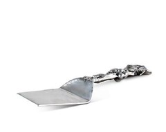 Metal Pie/Cake/Lasagna Server Grape Pattern Sand Casted In Aluminum With Arti…