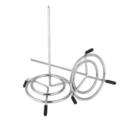 4PCS Check Spindle, Receipt Holder Spike, Stainless Steel Bill Fork, Silver