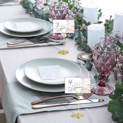 10 Pcs Heart Shaped Table Number Stand and Place Card Holder – Mini Wire Picture