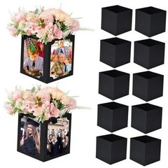 12 Pcs Picture Centerpieces for Table – 6/7 Inch Photo Display Frame & Black