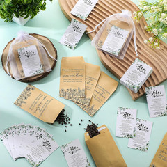 100 Set Wedding Favors for Guests Bulk Include 100 Pcs Self Adhesive Seed Packet