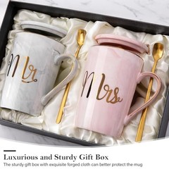 Wedding Gifts for Couples 2025, Couple Gift for Pink, Grey – Mr. Mrs.