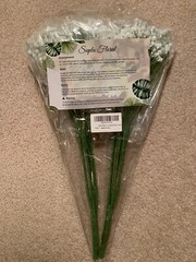 2 Packages Of Sulpa 2 Pack Artificial White Baby’s Breath Gypsophila NEW