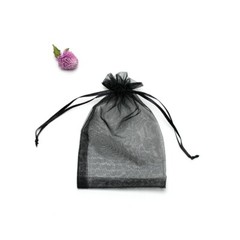 100pcs Mini Drawstring Organza Bags Party Gift Pouches Jewelry Packing 70x90mm