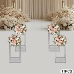 11 Pcs Flower Stands Flower Holder for Wedding Decorations Rectangular Wedding