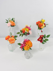 Tropical Flower Centerpieces – 6 Pcs for Weddings, Nurseries & Decor