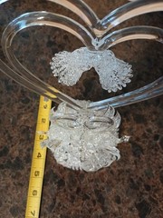 vintage wedding cake topper swan