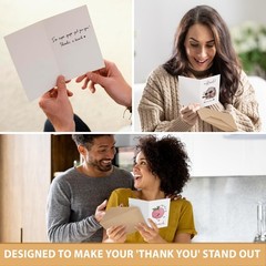Premium Funny Thank You Cards, Teacher Appreciation Cards with Envelopes, Cut…