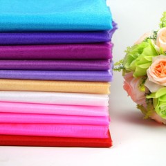 50 Yards Organza Fabric 60 inch Wide Sheer Draping Party Wedding 25 COLORS SALE
