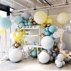 IN-JOOYAA 24 Inch Balloons Big Round Assorted Color 24 inch,