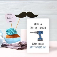 Nchigedy Funny Fathers Day Card for Husband Boyfriend, Naughty Father’s Day C…