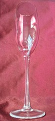 Wedding Champagne Toast Flute Gold Rim ( 1 ) Holds 9oz. No Brand 10″×2¾»SPOTLESS