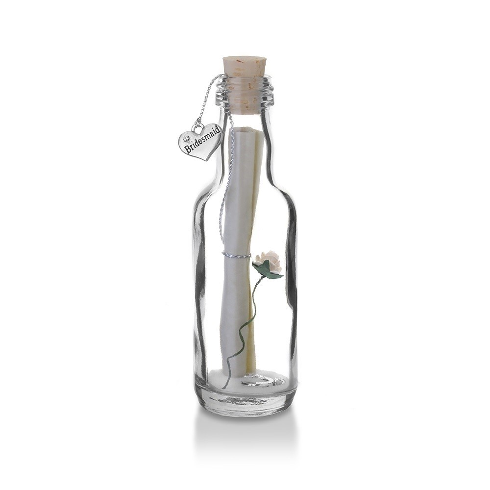 Wedding Favour -Message in a Bottle Gifts for Bridesmaid, Mother of Bride/Groom