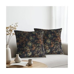 StangH Soft Floral Velvet Throw Pillow Covers for Living Room, 18×18 Vintage …