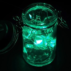 90″ Green Fairy LED Lights Garland Battery Wedding Centerpieces Decoration SALE