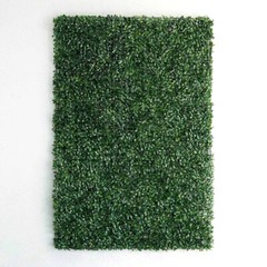 4 pcs Green Small Artificial UV Protected Leaves Wall Backdrop Panels Wedding