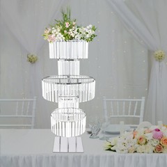 5 Tier Round Flower Stand for Wedding Reception Birthday Party Events Home Decor