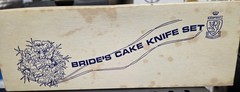 Kirk & Matz Wedding Cake Knife & Server Set, 2pc Glossy Stainless Steel