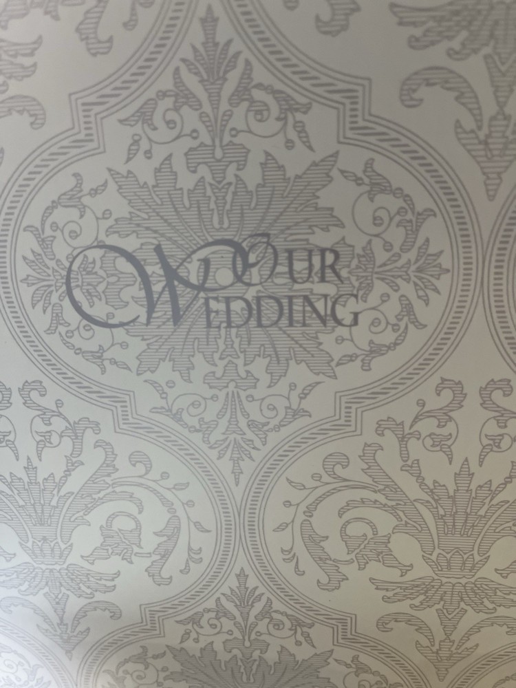 Ivory Lace Wedding Memory Book Traditional Style, Wedding Album
